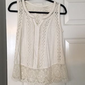 Lace tank top